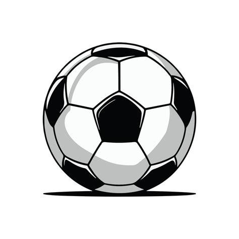 Isolated Realistic Soccer Ball Black And White Color 46551892 Vector