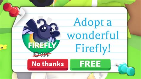 Hurry How To Get FIREFLY For FREE In Adopt Me Camping Site Update