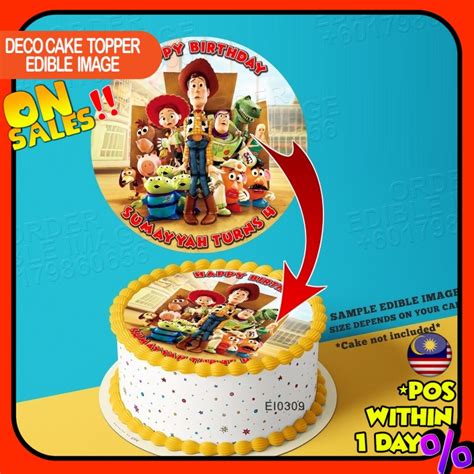 Printing Ei Toy Story Edible Image Print Cake Photo Icing Paper