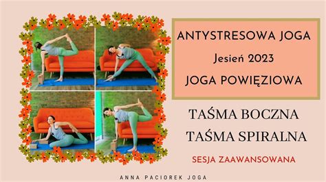 Antystresowa Joga Powięziowa Mocna Taśma boczna spiralna PSOAS