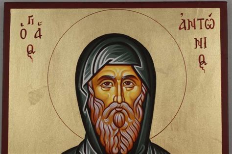 St Anthony of Egypt Hand-Painted Icon - BlessedMart