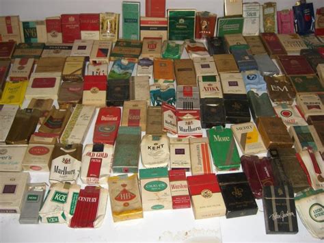 Sold Price Large Collection Of 100 Vintage Cigarette Packs Invalid