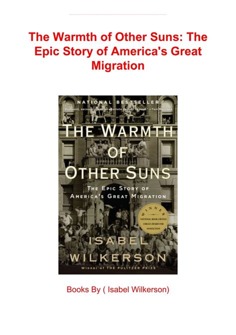 Book Review The Warmth Of Other Suns 5