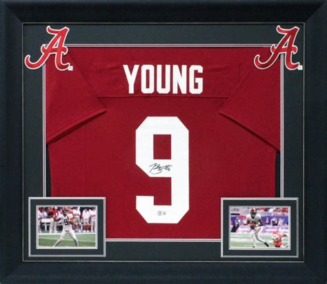 Bryce Young Signed Custom Framed Jersey Display (Beckett) | Pristine ...