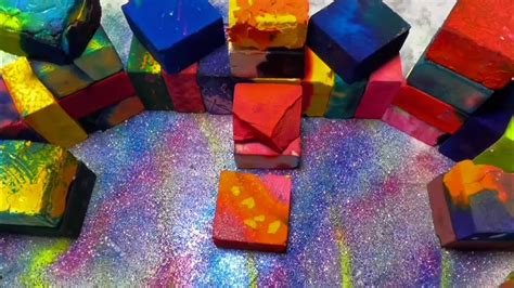 Dusty Rainbow Dyed BSN Gym Chalk Crushing Compilation Oddlysatisfying