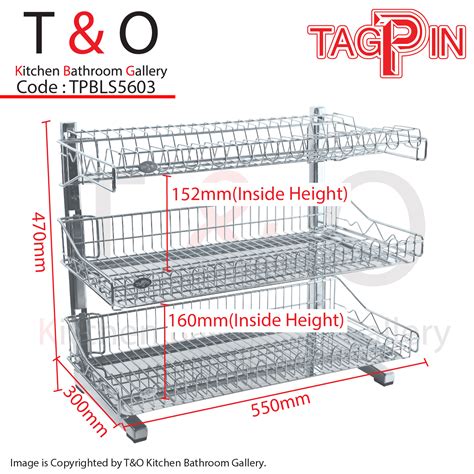 Tier Free Standing Dish Rack T O Kitchen Bathroom Gallery