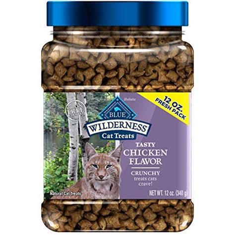 Blue Buffalo Wilderness Grain Free Crunchy Cat Treats, Chicken 12-oz Tub – Pets Trend Store