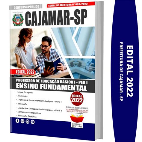 APOSTILA CAJAMAR SP PROFESSOR DE ENSINO FUNDAMENTAL Solução