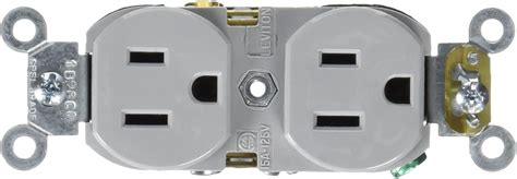 Leviton 5262 GYS 15 125 Volt Industrial Heavy Duty Grade Duplex