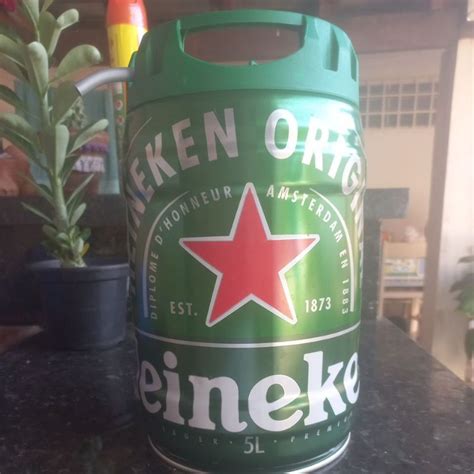 Barril De Chopp Heineken Vazio 5 Litros Shopee Brasil