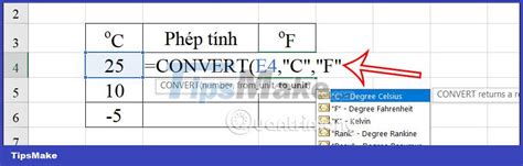 How To Convert Celsius To Fahrenheit In Excel