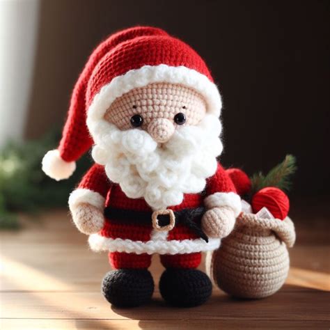 Cute Crochet Santa Claus Amigurumi Free Pattern Amigurumi