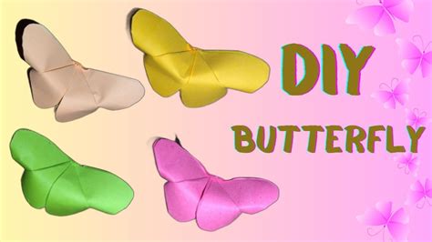 DIY Easy Butterfly Origami Оригами бабочка за 2 минуты Қағаздан