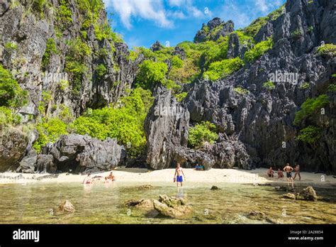 Secret Beach, El Nido, Palawan, Philippines Stock Photo - Alamy