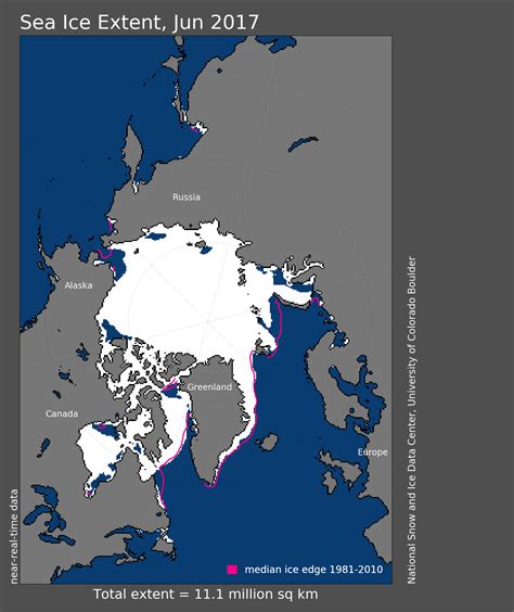 Arctic Ice Extent Near Levels Recorded In National Snow And Ice