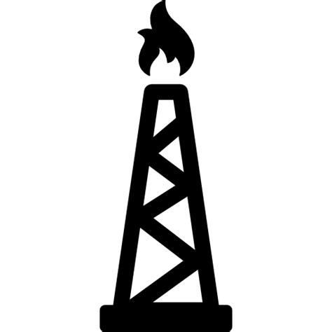 Burning Oil Tower Icon