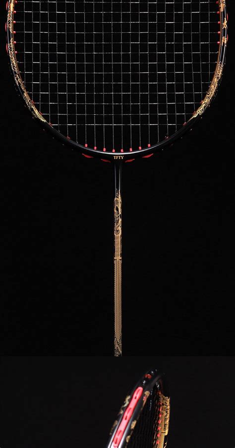 Alpsport Taj 4u 10u G5 Max 35 Lbs Badminton Racket Golden Dragon