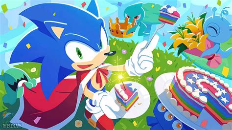 HD wallpaper: Sonic, Sonic the Hedgehog, Sonic Colors, cake, Birthday Cake | Wallpaper Flare