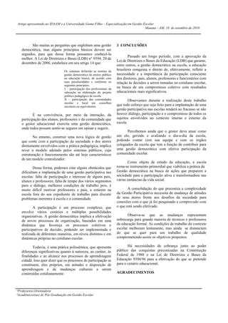 Gest O Participativa No Contexto Escolar Pdf