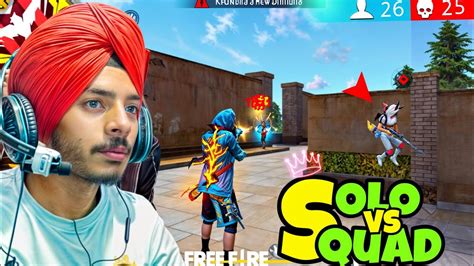 Free Fire 🔥 Best Solo Vs Squad Gameplay 🎯 Impossible Free Fire Max Youtube