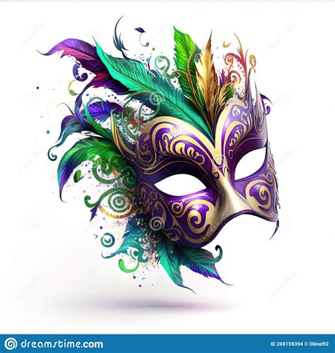 Mardi Gras Festive Carnival Mask Stock Photo - Image of carnaval ...