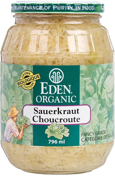 Eden Foods Organic Sauerkraut Sauerkraut 796ml Amazonca Grocery