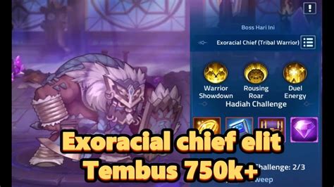 Guild Boss Exoracial Chief Mode Elit Dengan Arcus Miya Tembus K