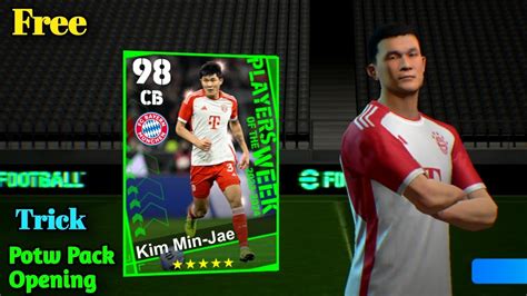 New Potw Pack Opening In Efootball 2024 Modric Kim Min Jae