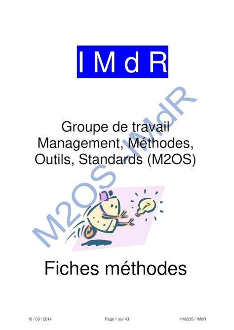 PDF M2OS IMdR Fiches méthodes ex chaud froid humidité