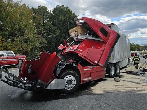 Semi Truck Driver Walks Away From Crash That Obliterated Their Truck Cab