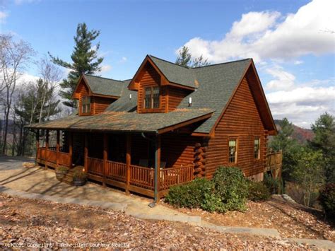 Nc Mountain Log Cabin For Sale New River Access Jefferson North