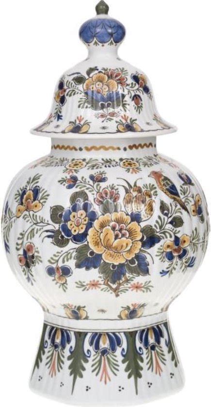 Pot Met Deksel Cm Hoog Delfts Blauw Royal Delft