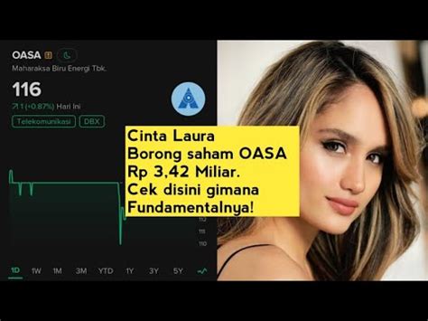 Cinta Laura Borong Saham OASA Rp 3 42 Miliar YouTube