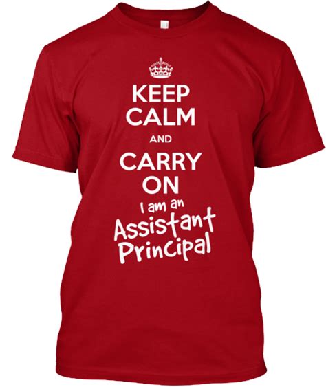 Assistant Principal T Shirt Keep Calm Teespring