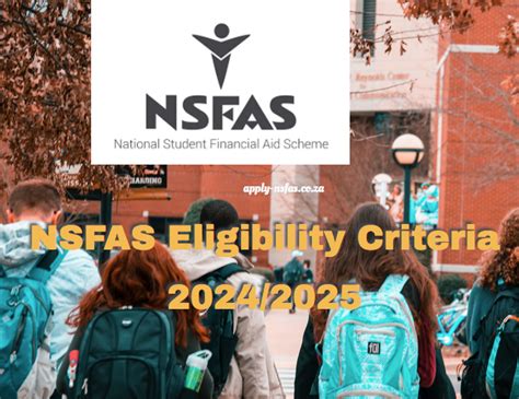 NSFAS Eligibility Criteria 2024/2025 - www.nsfas.org.za