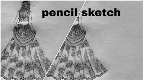 How To Draw Beautiful Girl Pencil Sketch Sketch Drawing Youtube