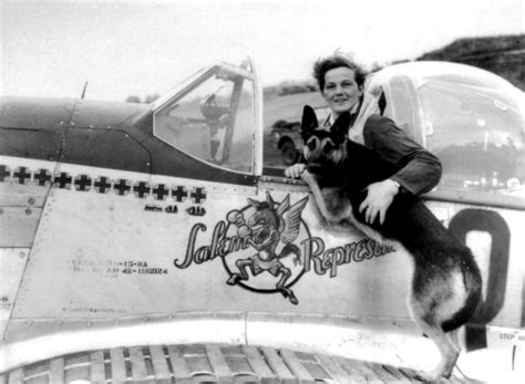 P-51 Mustang pilots and their dogs | Nose art, Wwii, Fighter pilot