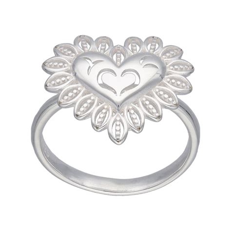 Anillo Corazón Detente Anillos Plata Sola Expo Joyas Venta de