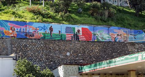 Mural De Metros En La Frontera Celebra Bicentenario De Relaciones