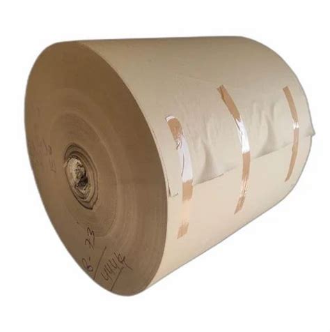 Plain Brown Kraft Paper Corrugated Roll For Packaging Gsm Gsm At