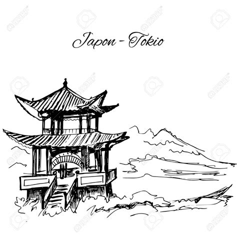 Japanese Pagoda Drawing At Getdrawings Free Download