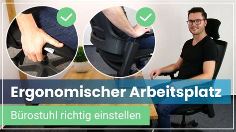 Ergonomie Am Arbeitsplatz So Stellst Du Deinen B Rostuhl Richtig Ein