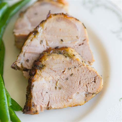 Garlic Herb Oven Roasted Pork Loin