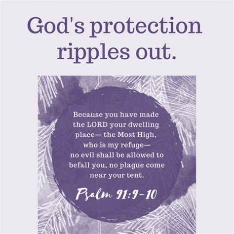 Ripple Of Protection Psalm Sq Do Not Depart