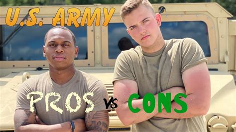 Us Army Pros Vs Cons Youtube