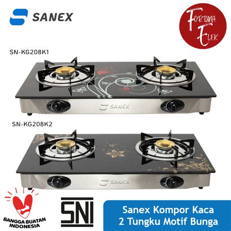 Jual Sanex Sn Kg K K Kompor Gas Kaca Tungku Butterfly Series