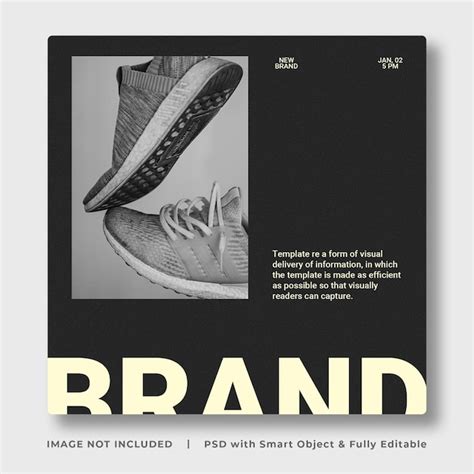 Premium Psd Sneakers Store Social Media Post Banner Template