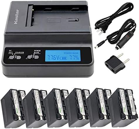 Amazon Kastar Fast Charger Battery Replacement For Sony Np