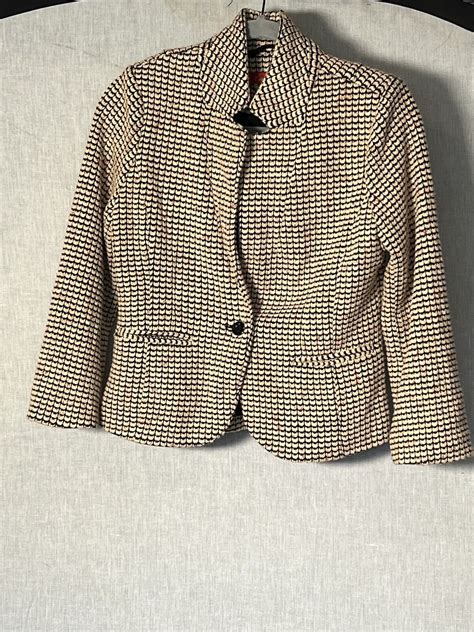 Anthropologie Cartonnier Women Blazer Jacket Medium Gem