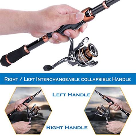 Plusinno Fishing Rod And Reel Combos Bronze Warrior Toray Ton